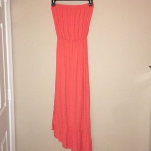 Lilly Pulitzer dress - size XS- strapless -orange
